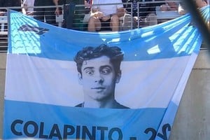 Los fanáticos ya palpitan la actuación de Colapinto. Gentileza