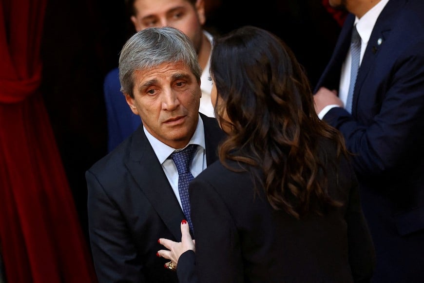 FILE PHOTO: Argentina's Economy Minister Luis Caputo is pictured on the day President Javier Milei presents the fiscal year 2025 budget, at the National Congress in Buenos Aires, Argentina, September 15, 2024. REUTERS/Agustin Marcarian/File Photo