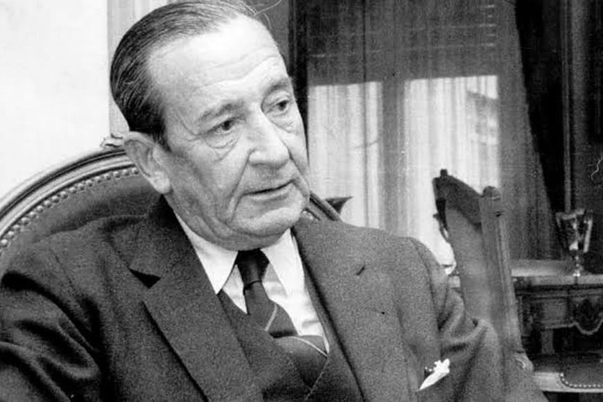 Pedro Eugenio Aramburu, presidente de facto de Argentina entre 1955 y 1958. Fue secuestrado y asesinado por Montoneros en 1970. Archivo El Litoral