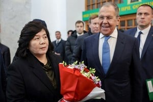 El ministro de Exteriores de Rusia, Sergei Lavrov, recibió a su par norcoreana, Choe Son Hui. Crédito: Ministerio de Relaciones Exteriores de Rusia