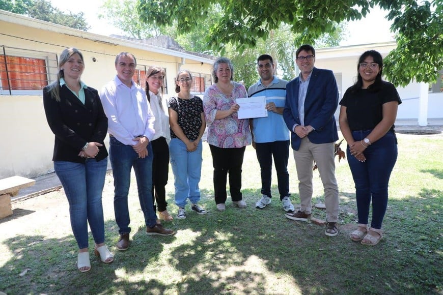 Esta es la segunda aula que se inaugura del programa de infraestructura escolar que lleva adelante el Ministerio de Educación, que actualmente está ejecutando 257 de estos espacios.