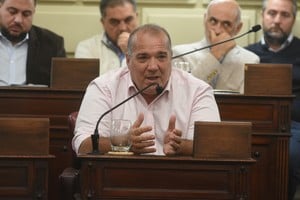 Juliano Galdeano. diputado provincial radical, ahora interventor en la UCR de Corrientes. Un santafesino por adopción nacido en Chaco  para normalizar el partido en la tierra del chamamé. Crédito: Guillermo Di Salvatore