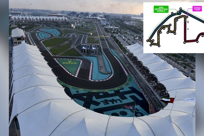 El circuito Yas Marina de Abu Dhabi