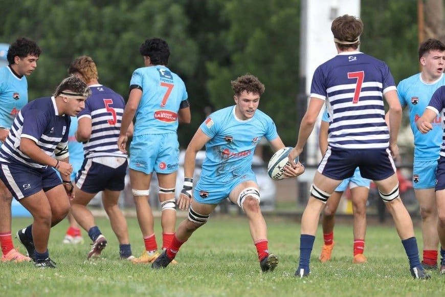 En el debut, Santa Fe perdió 38 a 17 ante Rosario. Créditos: Rugby Click / Martín Perego.