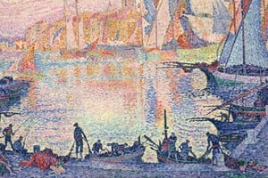 El puerto de Saint-Tropez, de Signac. Foto: National Museum of Western Art, Tokio