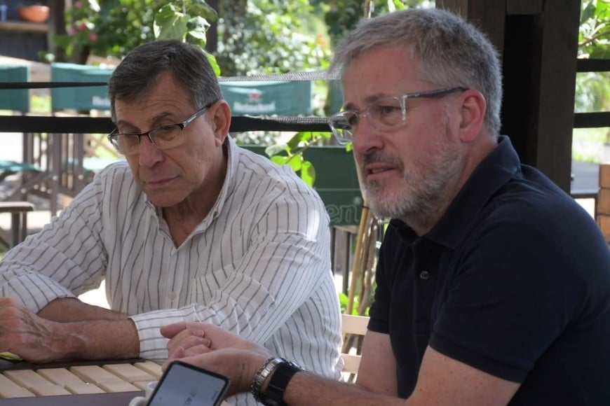 Entrevista a Ben Tasgal por Mario Cáffaro e Ignacio Hintermeister. Foto: Luis Cetraro | El Litoral