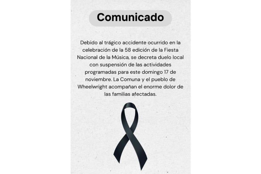 Comunicado desde Wheelwright.