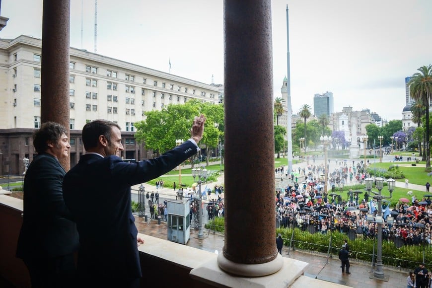 macron milei casa rosada