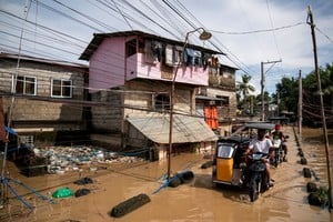 El tifón Man-yi dejó destrucción a su paso. 
REUTERS/Lisa Marie David