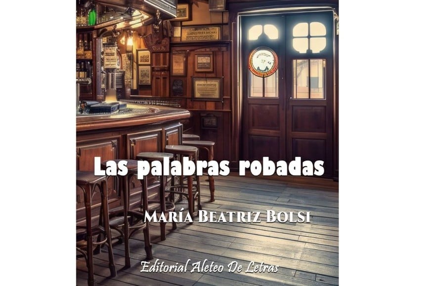 Portada del libro "Palabras robadas", de la escritora y docente santafesina María Beatriz Bolsi. Crédito: Gentileza.