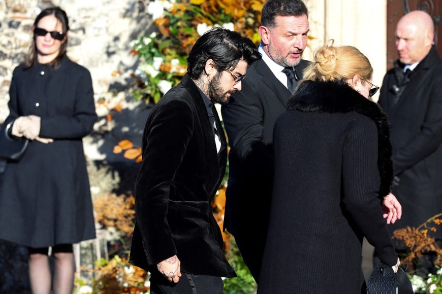 Zayn Malik arrives to attend the funeral of former One Direction singer Liam Payne at St. Mary's Church in Amersham, near London, Britain, November 20, 2024. REUTERS/Toby Melville