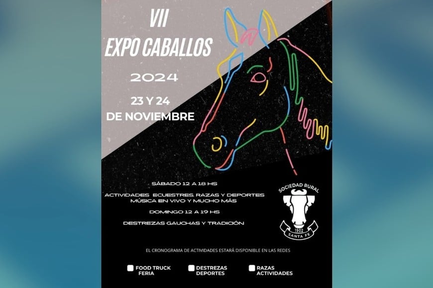 El flyer del evento.