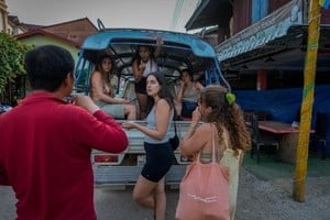 Vang Vieng, en Laos, es un lugar muy frecuentado por turistas mochileros.