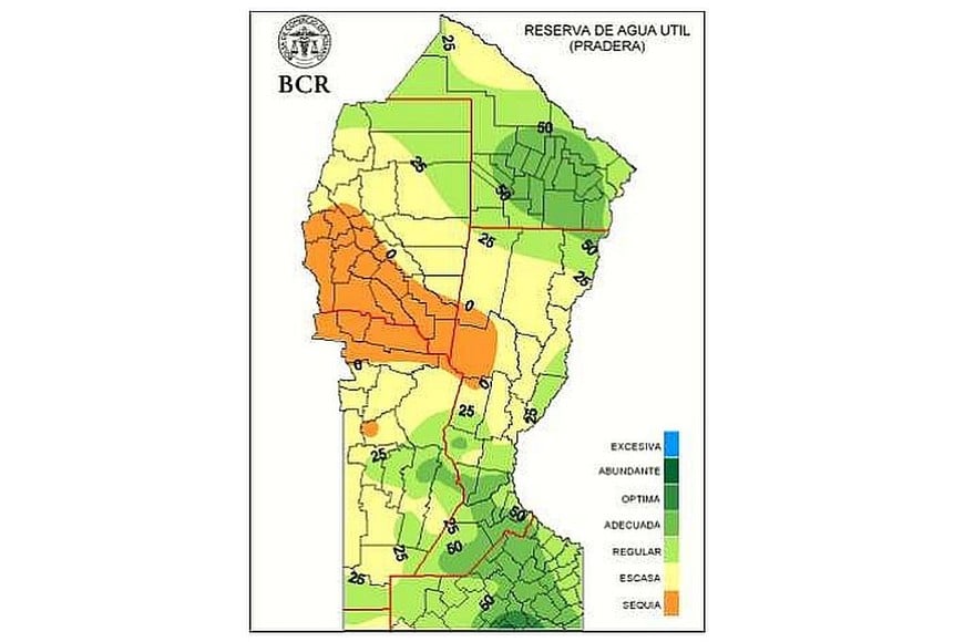 “El oeste de San Cristóbal y de Castellanos, de la ruta 34 hasta Frontera, no llovió; pasó de largo esta última lluvia, lo mismo que en las semanas anteriores”, explicó a Campolitoral el director técnico del SEA, Rubén Walter