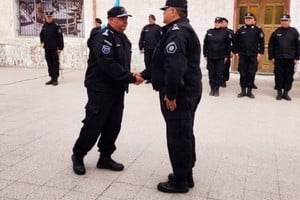 Adrián Galigani en el acto de asunción como jefe regional, en el año 2023. Crédito: Relaciones Policiales.