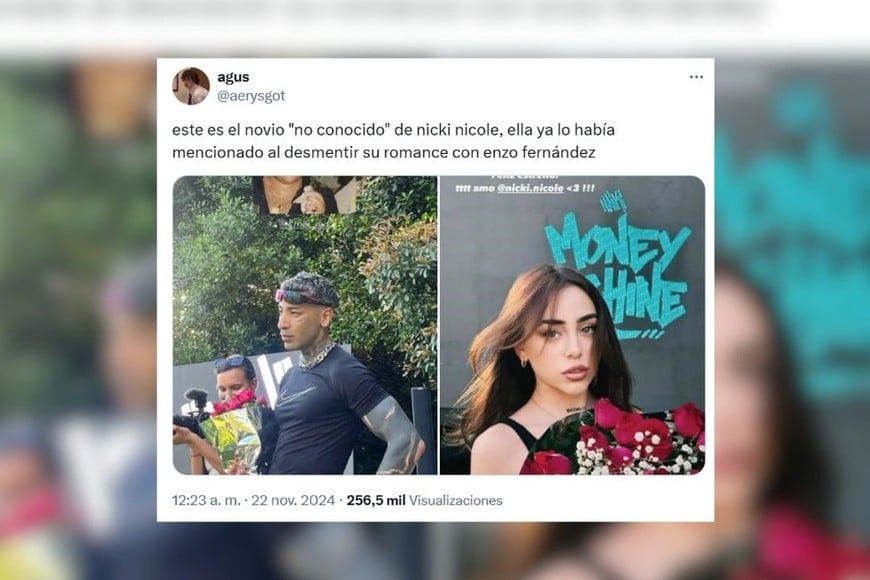 Un tweet que asegura un romance de Nicole con otro cantante.