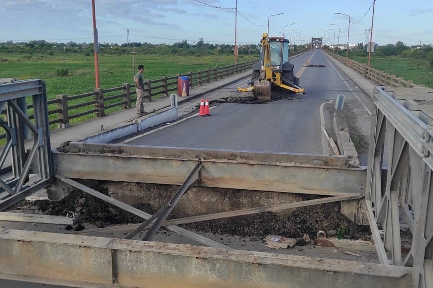 La reparación del Puente Carretero permite la apertura del tránsito programada para el lunes 25. Crédito: Gentileza.