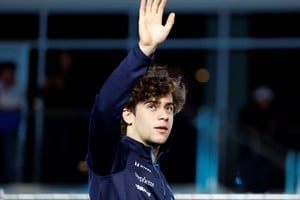 Formula One F1 - Las Vegas Grand Prix - Las Vegas Strip Circuit, Las Vegas, Nevada, United States - November 23, 2024
Williams' Franco Colapinto during the drivers parade before the race REUTERS/Evelyn Hockstein