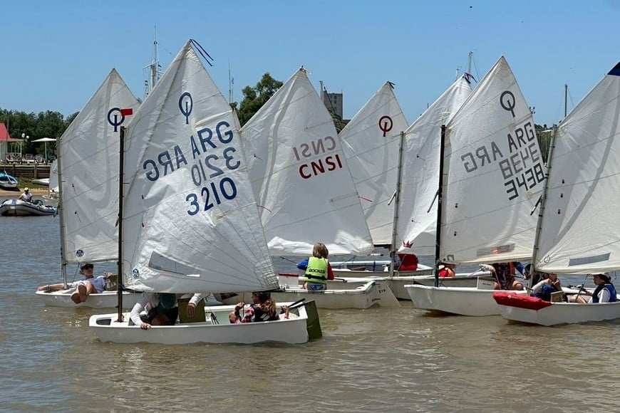 Optimist: una santafesina en el podio del Club Náutico San Pedro