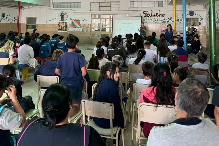 Estos talleres educativos buscan generar conciencia sobre el cuidado del medio ambiente. Crédito: Gentileza.