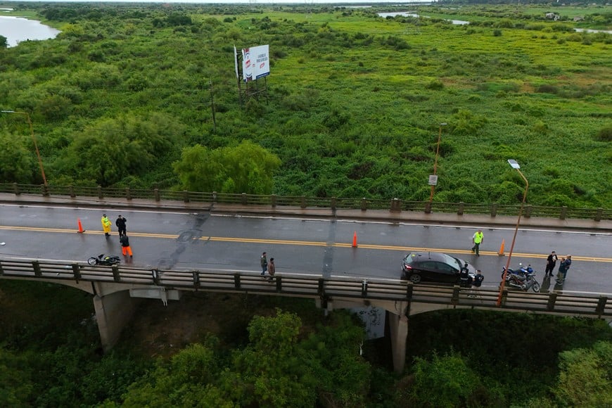 Complicaciones en la segunda jornada del tránsito liberado en el Puente Carretero. Crédito: Fernando Nicola