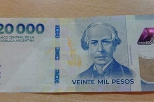 El billete rinde homenaje a Juan Bautista Alberdi.