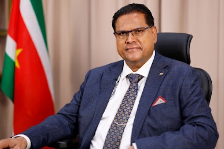 Chandrikapersad Santokhi, presidente de Surinam.