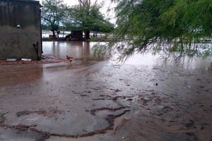 Las copiosas lluvias se registraron durante la madrugada y las primeras horas de la mañana. Gentileza: Cadena 2000