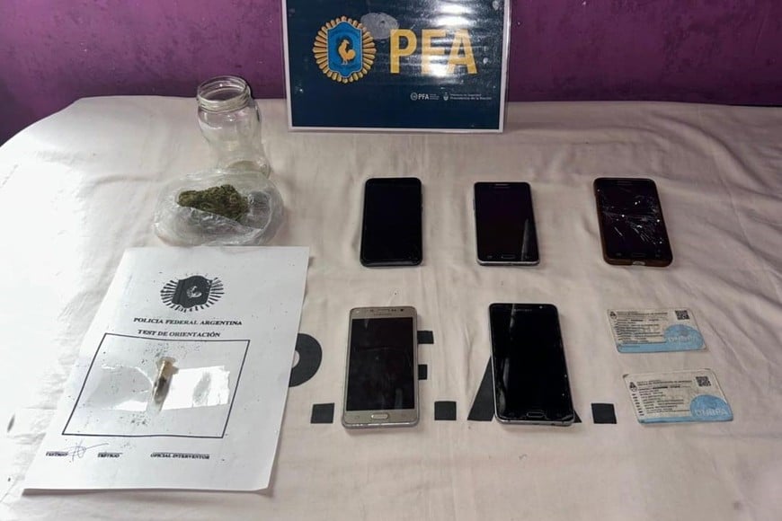 Rosario: cayó una banda narco y hay 7 detenidos. Foto: PFA