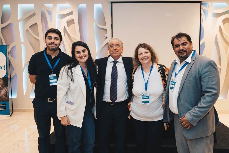 Junto al Equipo Médico de OSPAT Casa Central, y la Directora Médica Dra. Anabel Gonzalez Villa