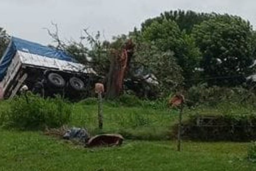 Fuertes vientos ocasionaron daños en Cayasta