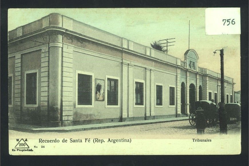 El edificio que luego albergó a la Mantovani.  Foto: Archivo El Litoral