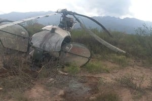 Un helicóptero del Ejercito sufrió un accidente y hay 5 heridos. Gentileza.