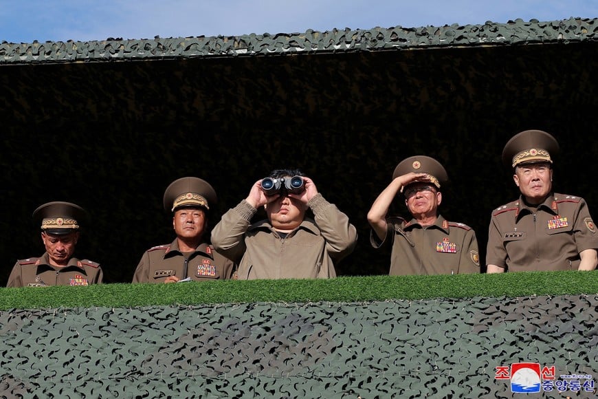 North Korean leader Kim Jong Un visits the training base of the special operations armed force of North Korea's army at an undisclosed location in North Korea, September 11, 2024 in this photo released by North Korea's official Korean Central News Agency.    KCNA via REUTERS    ATTENTION EDITORS - THIS IMAGE WAS PROVIDED BY A THIRD PARTY. REUTERS IS UNABLE TO INDEPENDENTLY VERIFY THIS IMAGE. NO THIRD PARTY SALES. SOUTH KOREA OUT. NO COMMERCIAL OR EDITORIAL SALES IN SOUTH KOREA.