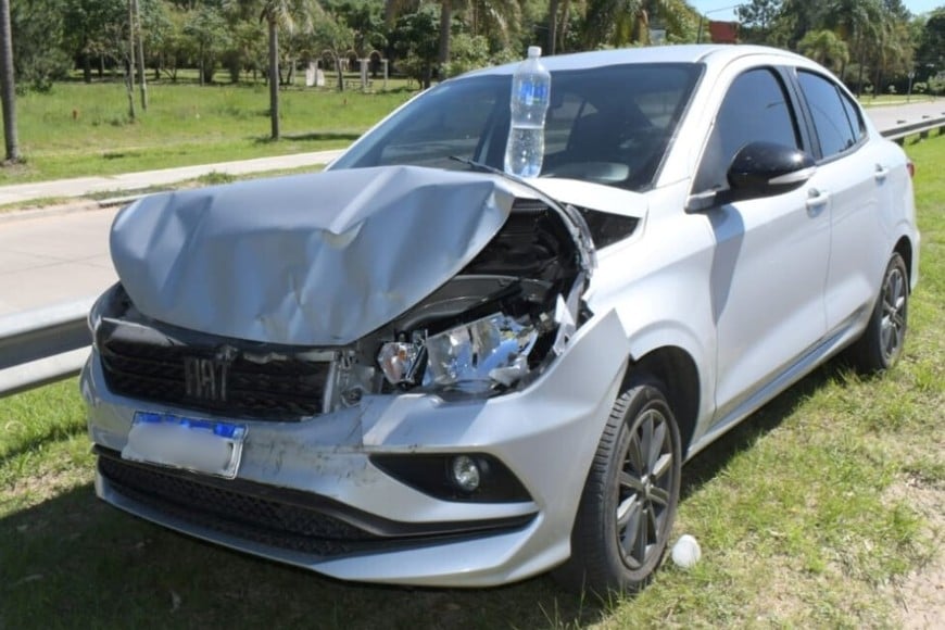 Fuerte siniestro vial en la Ruta 1. Crédito: Guillermo Di Salvatore