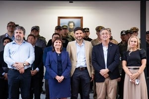 Bullrich, Pullaro y Javkin, junto a la titular del MPA, María Cecilia Vranicich, y funcionarios de Seguridad, analizaron la marcha del Plan Bandera.