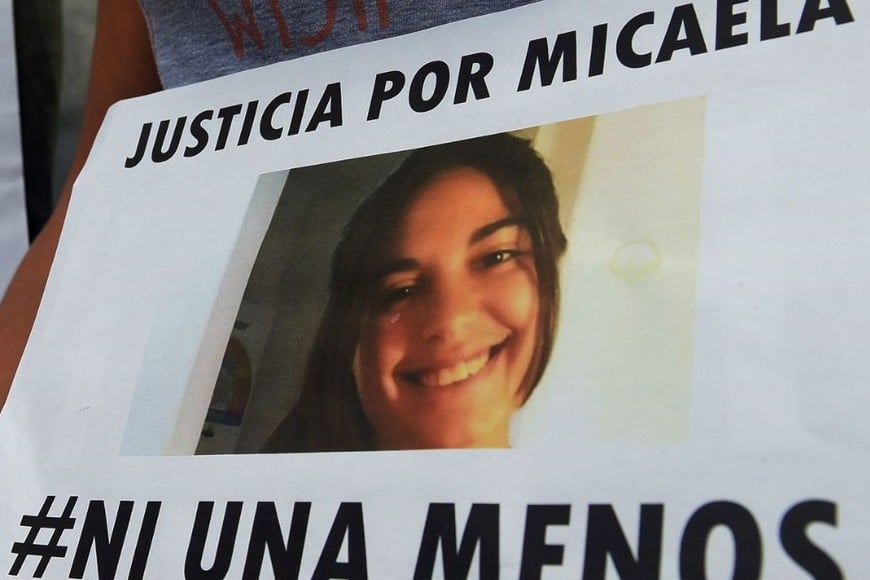 El reclamo de justicia por Micaela García impactó en todo el país y derivó en la ley que lleva su nombre, orientada a combatir la violencia de género. Crédito: Archivo El Litoral.