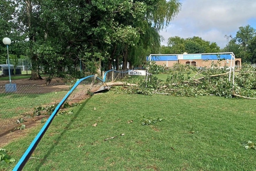 El club aseguró que continuará trabajando para restaurar las instalaciones y brindar nuevamente un espacio seguro y disfrutable para la comunidad. Foto: Gentileza