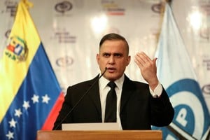 FILE PHOTO: Venezuela's chief prosecutor Tarek William Saab holds a news conference in Caracas Venezuela May 4, 2020. REUTERS/Manaure Quintero/File Photo