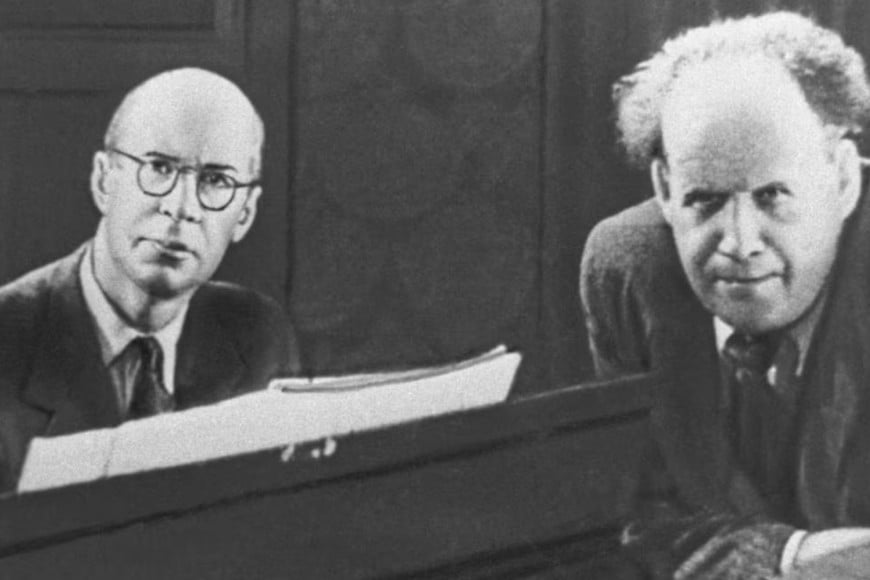 Prokofiev y Eisenstein. Foto: Archivo