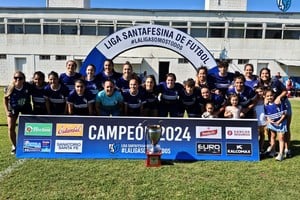 La Salle, campeón. El equipo de Cabaña Leiva venció por penales a Unión y se quedó con la Supercopa. Crédito: Prensa LSF