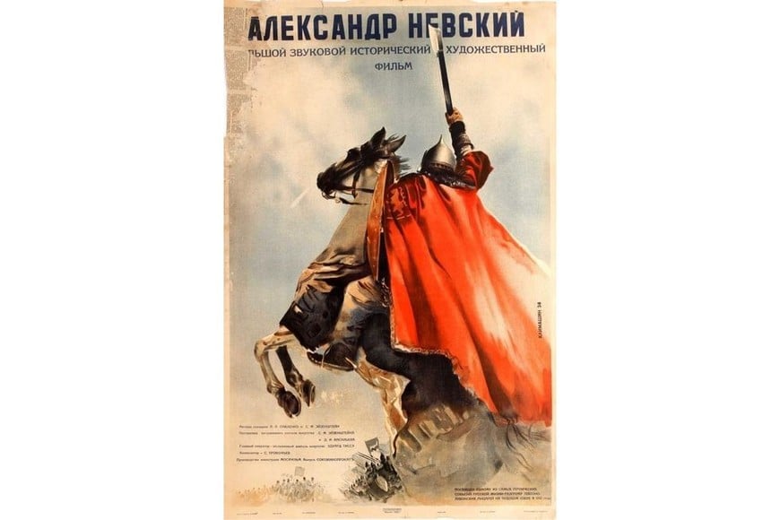 Póster del film "Alexander Nevsky". Foto: Artkino