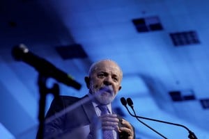 FILE PHOTO: FILE PHOTO: Brazil's President Luiz Inacio Lula da Silva attends the opening of the National Industry Meeting in Brasilia, Brazil November 27, 2024. REUTERS/Adriano Machado/File Photo/File Photo