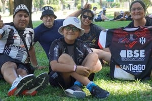 Simpatizantes de Central Córdoba llegan a la ciudad de Santa Fe por la final de la Copa Argentina. Foto: Central Córdoba en X