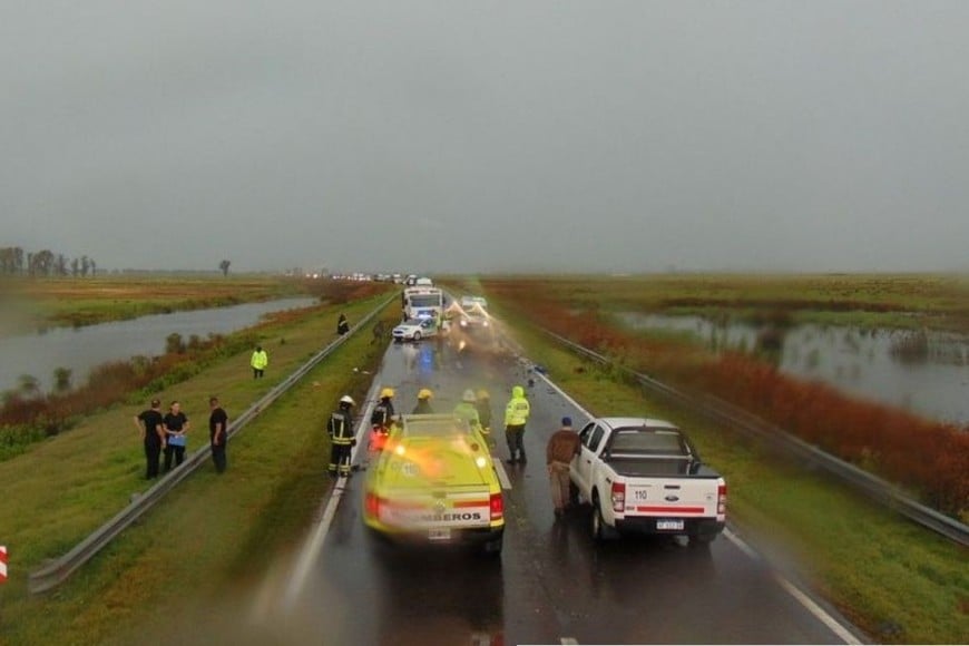 La ruta estuvo cortada durante toda la mañana del 27 de noviembre.