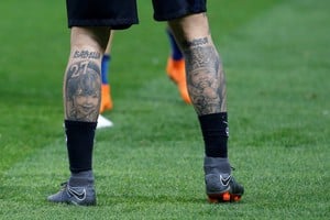 Un ejemplo muy conocido: los tatuajes de Mauro Icardi. Reuters