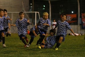 Goles y festejos. Así fueron transcurriendo las jornadas. Foto: Manuel Fabatía.