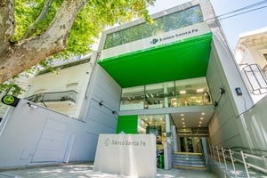 El Banco Santa Fe inauguró una sucursal en Rosario. 