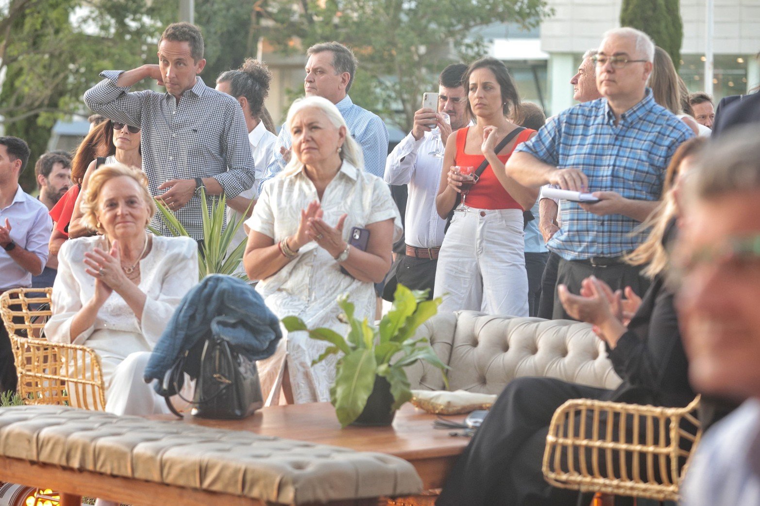 Inauguración del edificio de El Litoral en el Puerto de Santa Fe.