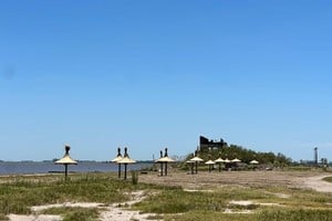 Parte de las obras que ya se pueden ver en la isla del viejo hotel.